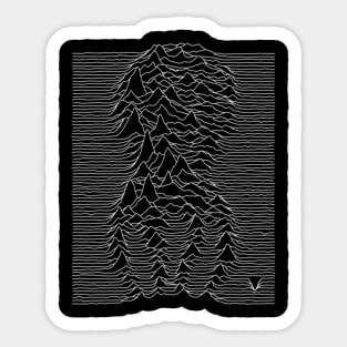 Tentacular Joy Division Unknown Pleasures Sticker